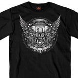 Hot Leathers Bold Eagle Biker For Life Short Sleeve T-Shirt Custom Slash2Gash