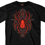 Hot Leathers Pinstripe Spider Short Sleeve T-Shirt Custom slash2gash
