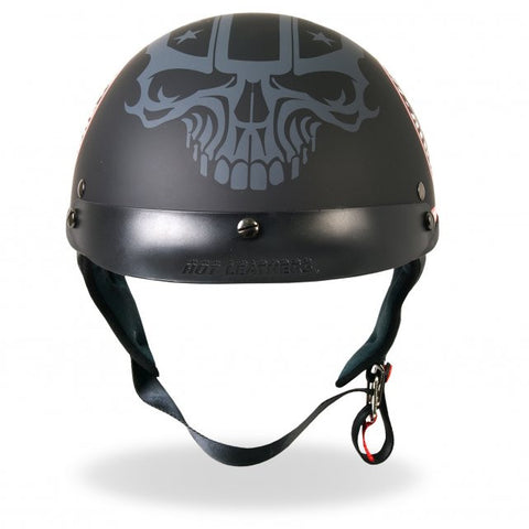 Hot Leathers D.O.T. Stencil Skull Matte Black Finish Motorcycle Helmet – Slash2Gash Hot Leathers D.O.T. Stencil Skull Matte Black Finish Motorcycle Helmet – Slash2Gash