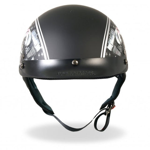 Hot Leathers D.O.T. American Eagle Matte Black Motorcycle Helmet – Slash2Gash Hot Leathers D.O.T. American Eagle Matte Black Motorcycle Helmet – Slash2Gash