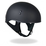 Hot Leathers D.O.T. Matte Black Motorcycle Helmet w/ Drop Down Visor