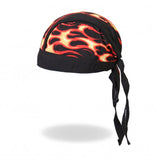 Hot Leathers Flames Headwrap Premium Motorcycle Durag