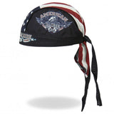 Hot Leathers American Ride Eagle Headwrap Premium Flag Du-Rag