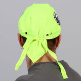 Hot Leathers Safety Green 2nd Amendment Premium Headwrap Hi-Vis Du-Rag