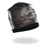 Hot Leathers Sublimated Assassin Skull & Pistols Beanie 3D Art