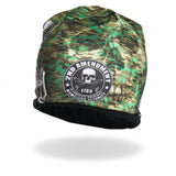 Hot Leathers Sublimated Stovepipe Shotgun Camo Skull Beanie 3D Art