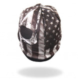 Hot Leathers Flag Skull Sublimated Beanie 3D Art