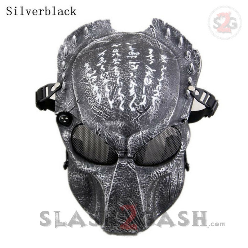 Alien Vs Predator AVP Airsoft Face Mask Tactical Full Face Protection – Slash2Gash Alien Vs Predator AVP Airsoft Face Mask Tactical Full Face Protection – Slash2Gash