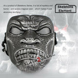 Samurai Warrior Skeletal Protective Tactical Mask Airsoft Halloween Party