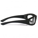 Hot Leathers Legendary Sunglasses with Padding and Clear Lenses S2G slash2gash