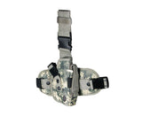 Right Handed Deluxe Tactical Drop Leg Holster w/ Removable Hip - Digital