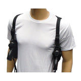 Double Draw Deluxe Tactical Shoulder Holster w/ Spare Mags- Black