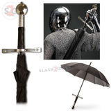Sword Umbrella - Broadsword Handle Umbrella - Excalibrella - Rain Warrior