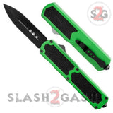 Titan OTF Knife D/A Green Automatic Switchblade TAIWAN - upgraded